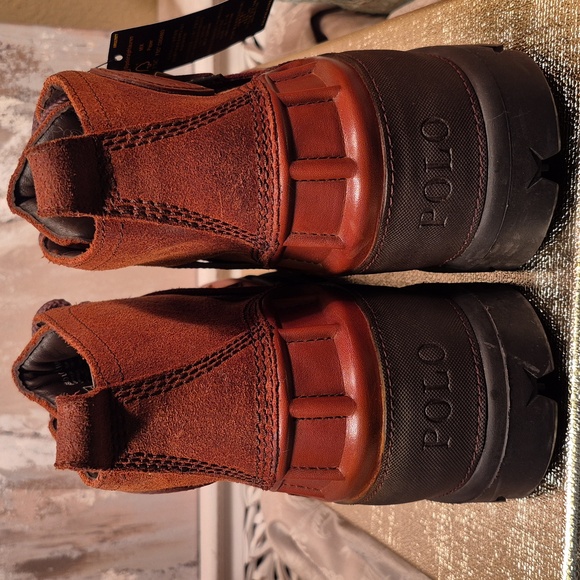 Polo Ralph Lauren men's Oslo Low Waterproof Leather and Suede Boot - Picture 5 of 8